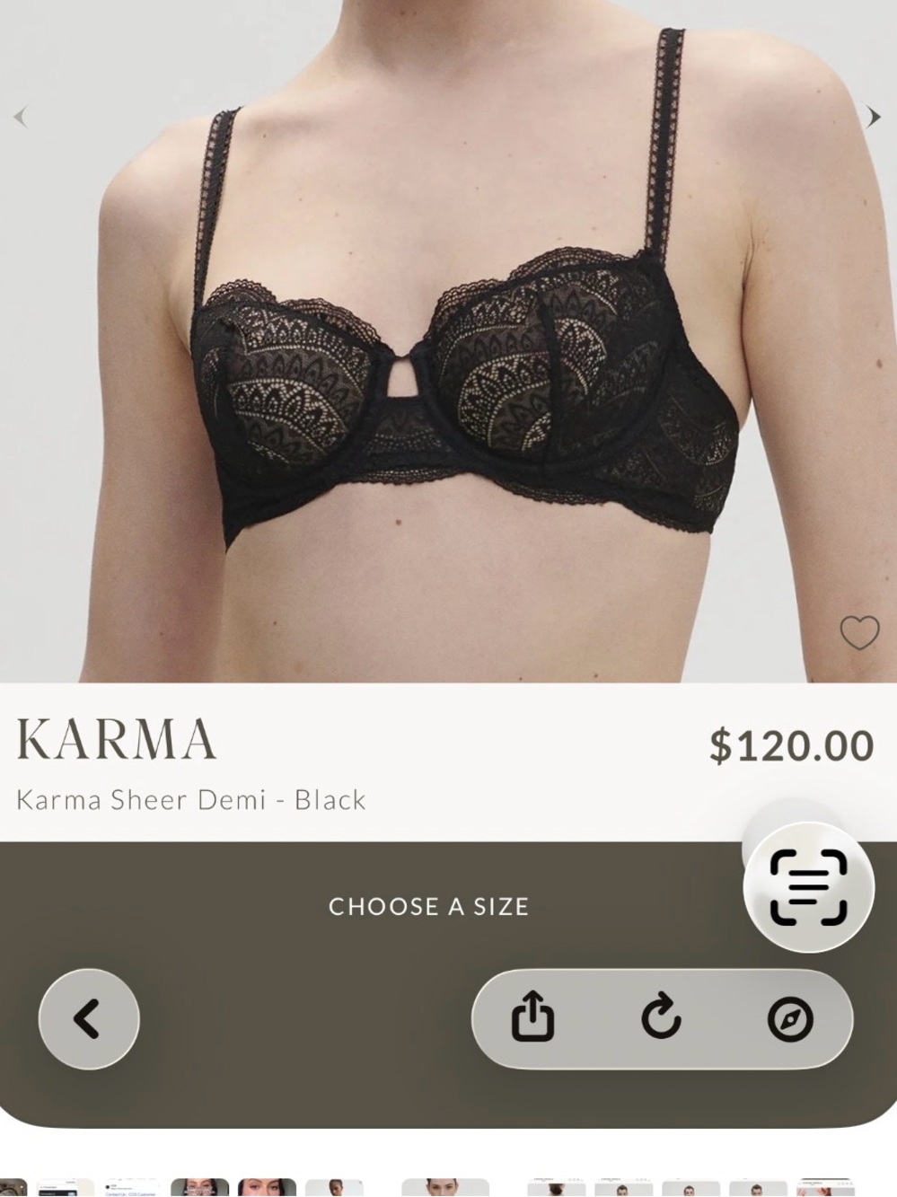 Simone perele karma bra
